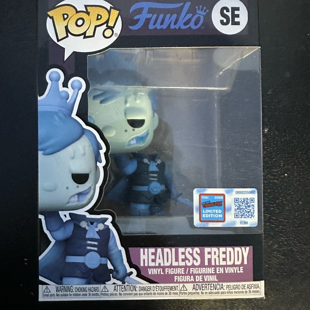 Funko Pop! Headless Freddy NYCC 2025 Convention Exclusive Sticker